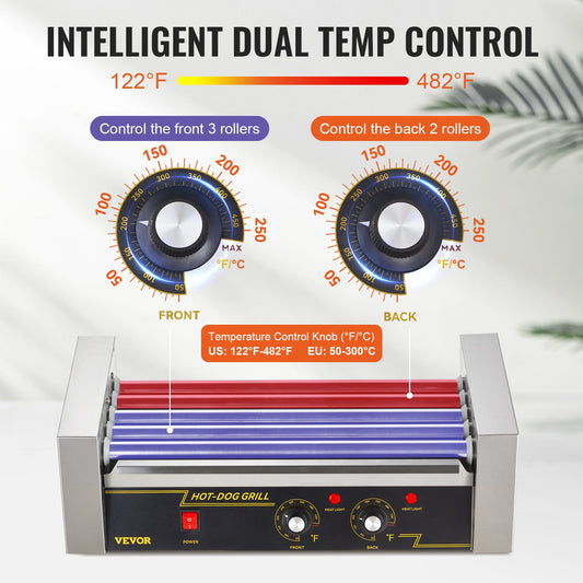 750W Stainless Sausage Grill Cooker