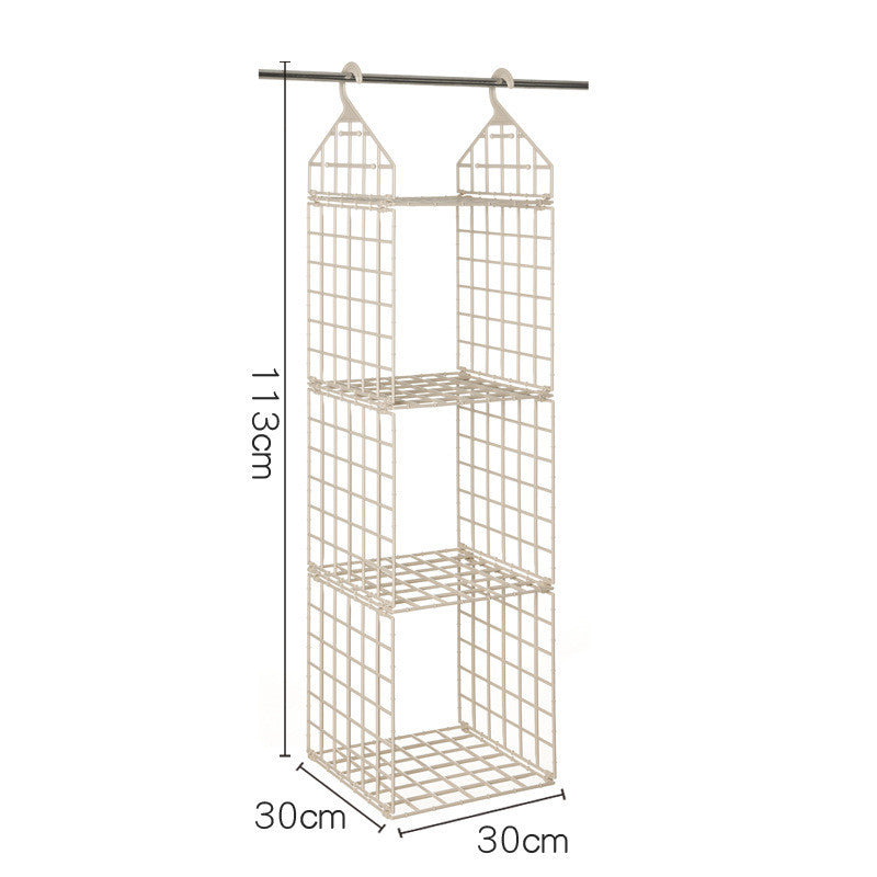 Foldable Space-saving Clothes Hanging Rack
