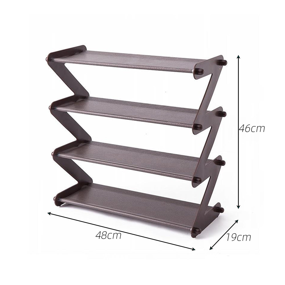 Dormitory storage shoe rack