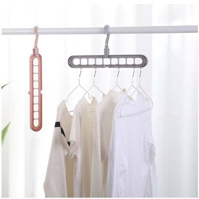 9-hole Clothes Hanger Space Saving Organizer