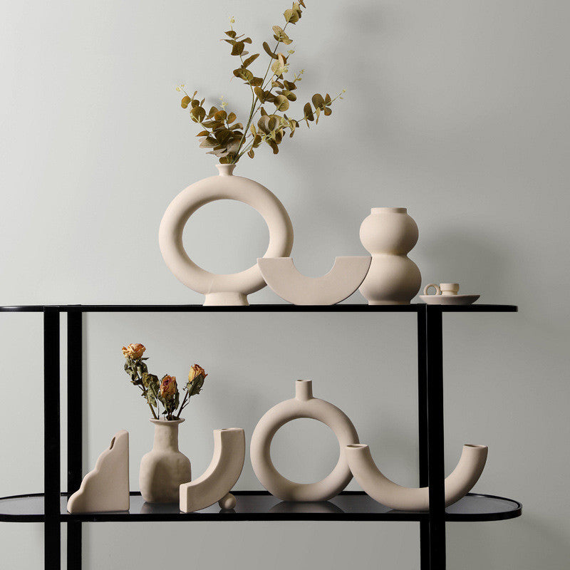 Modern Minimalist Ceramic Flower Vase