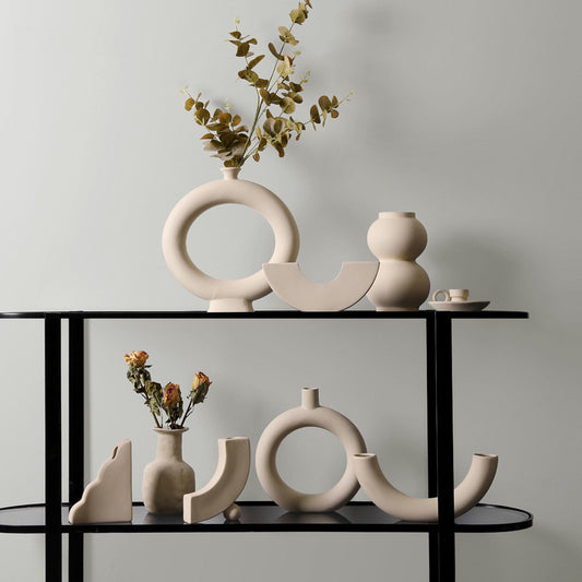 Modern Minimalist Ceramic Flower Vase