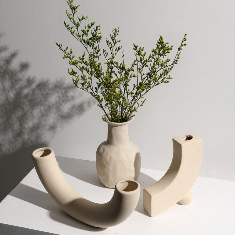 Modern Minimalist Ceramic Flower Vase