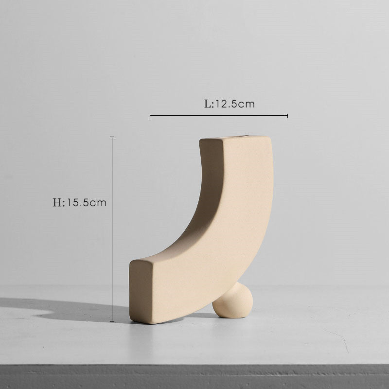 Modern Minimalist Ceramic Flower Vase