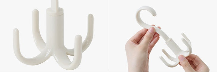 Multi-functional Rotary plastic hanger