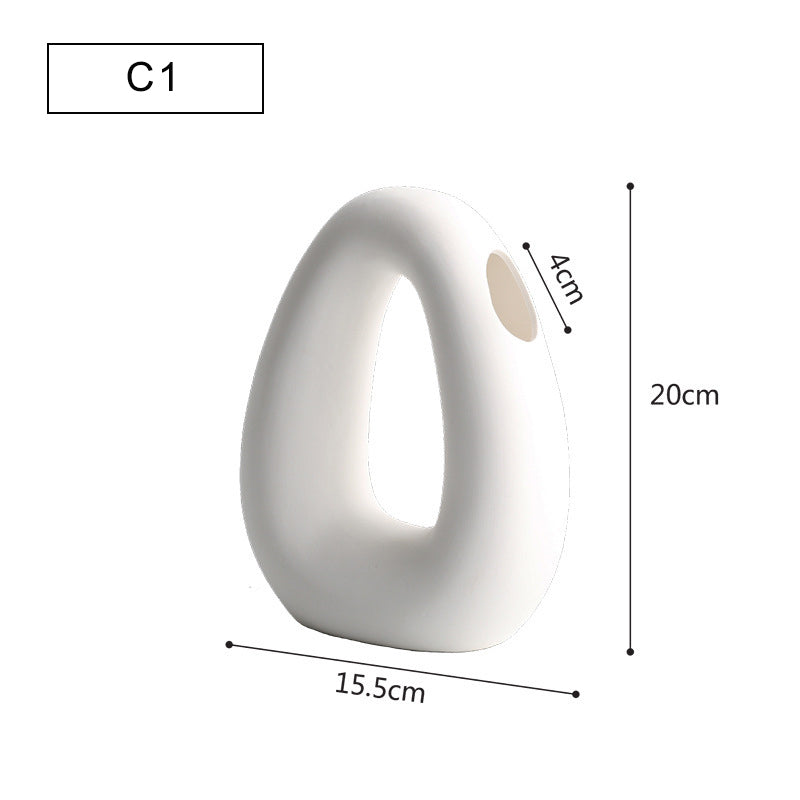 Modern Minimalist Ceramic Flower Vase