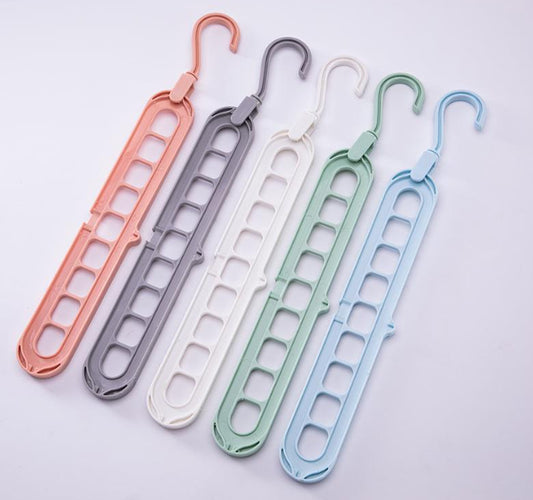 9-hole Clothes Hanger Space Saving Organizer
