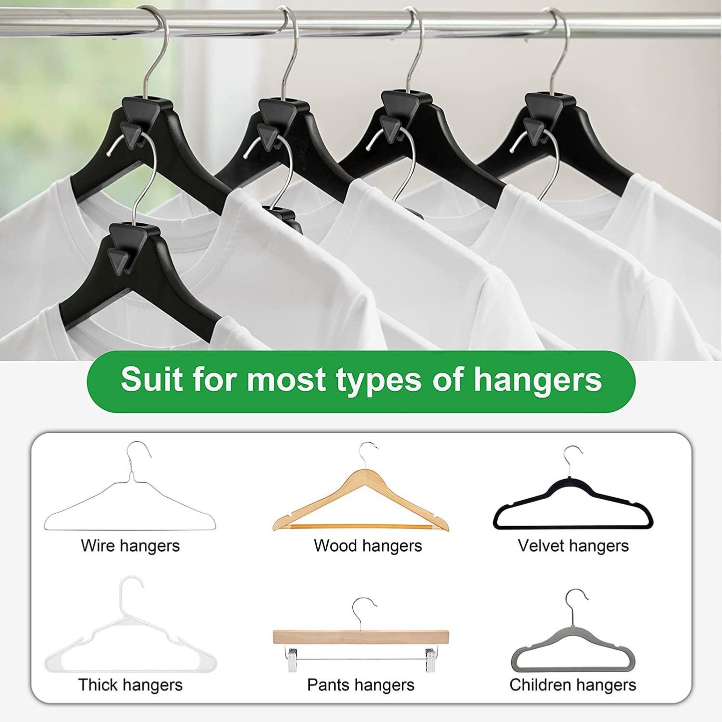 Thickened Plastic Hanger Connecting Hook