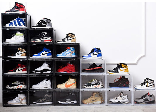 High-top shoe storage box