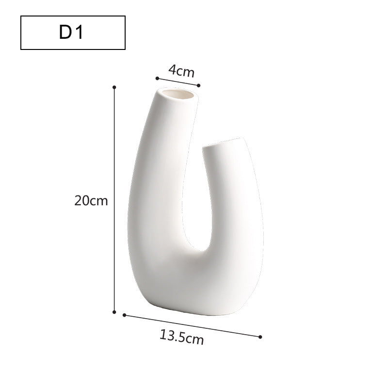Modern Minimalist Ceramic Flower Vase