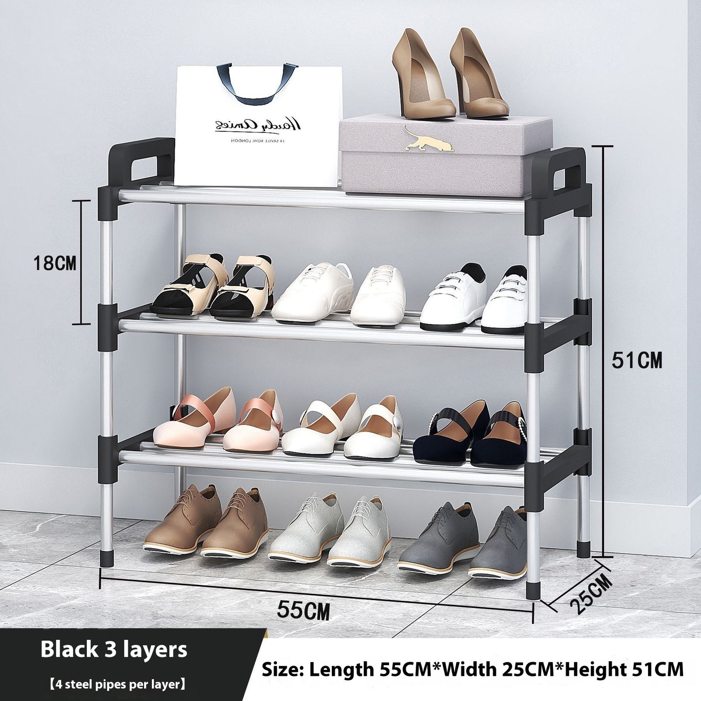 Plastic Multi-layer Shoe Storage Rack