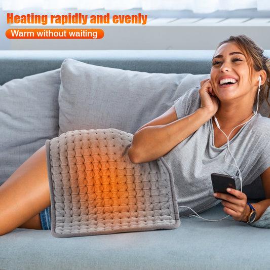 Cozy 10 Level Heating Pad Electric Warming Blanket For Body, Waist,  Lap, Back, Shoulders, And Abdomen, Fast Heat Throw With Adjustable Temperature, Machine Washable For Home, Office, Travel Use
