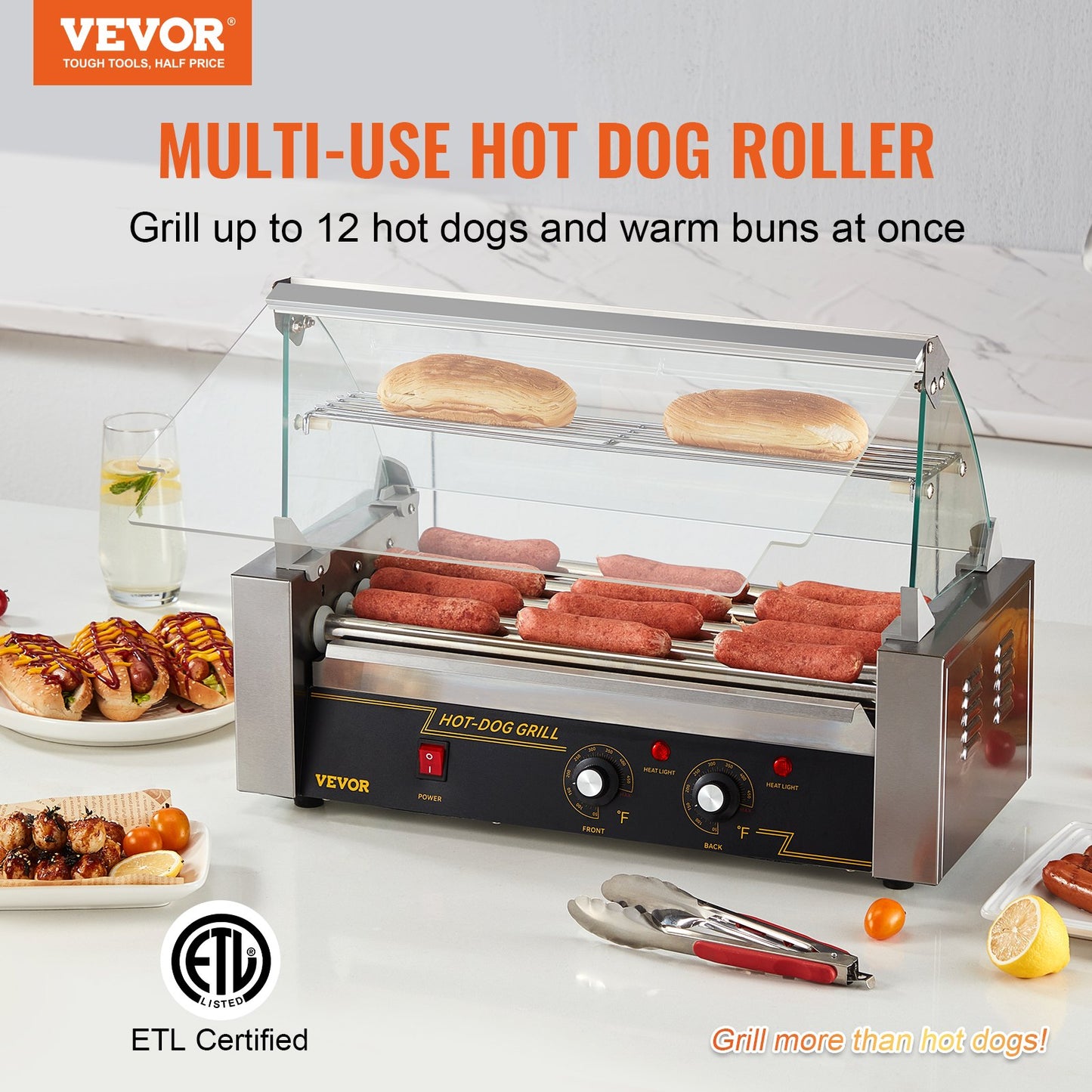 750W Stainless Sausage Grill Cooker